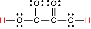 Oxalic Lewis Structure