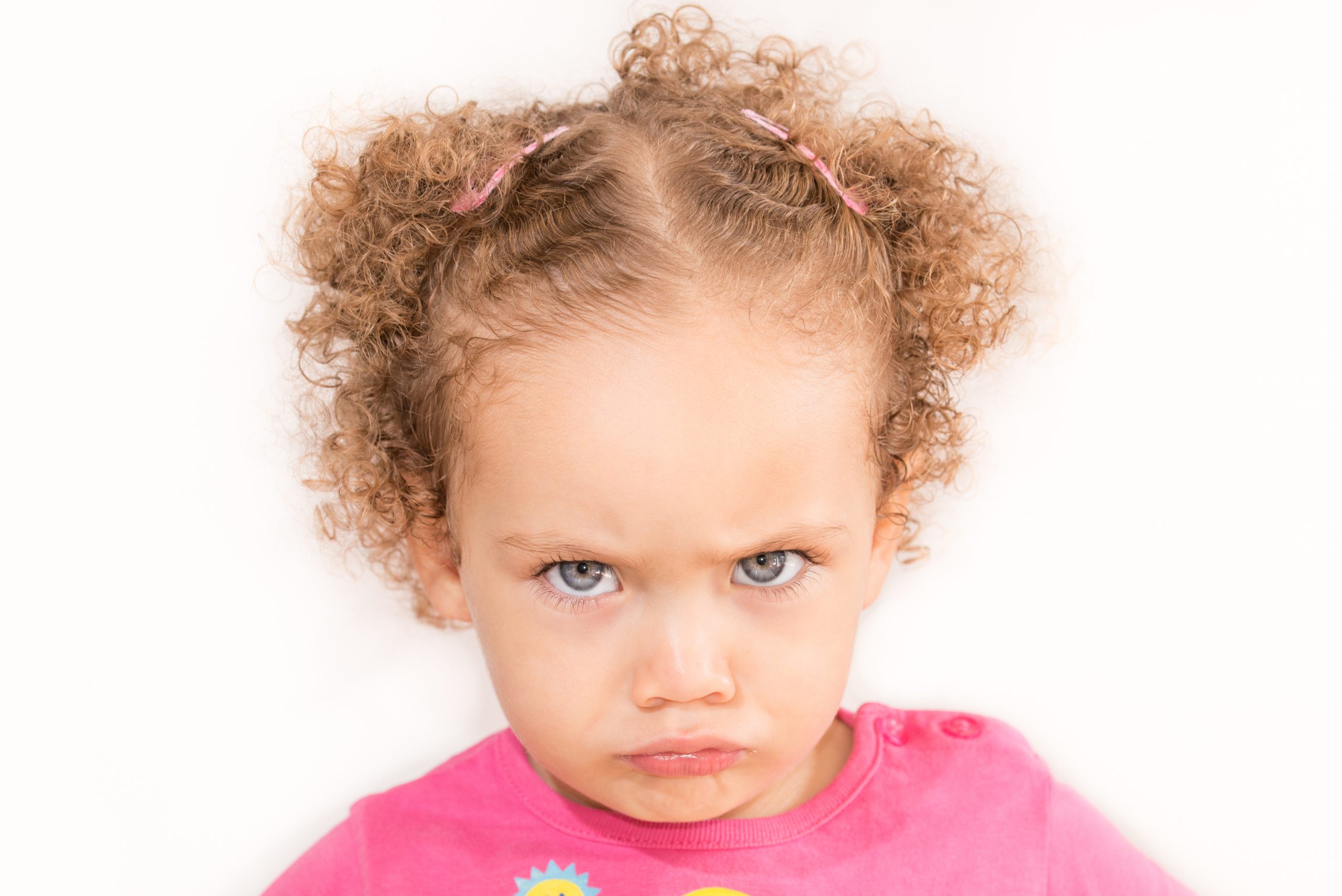 “I’m angry” by WiLPrZ is licensed under CC BY-NC-ND 2.0 Photo showing a pouting toddler