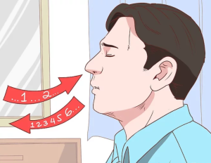 This work is derivative of "v4-460px-Live-With-Chronic-Obstructive-Pulmonary-Disease-Step-8.jpg” by unknown is licensed under CC BY-SA 3.0. Access for free at https://www.wikihow.com/Live-With-Chronic-Obstructive-Pulmonary-Disease Image showing pursed lip breathing