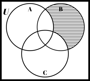 B – (A ∪ C)