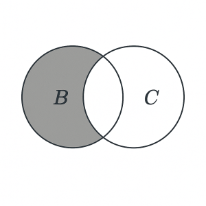 B – C