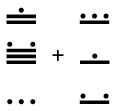 Mayan numeral eleven, seventeen, three plus eight, six, seven