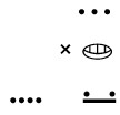 Mayan numeral 4 times three, zero, seven