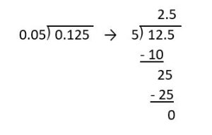 divide 0.125 by 0.05