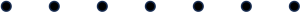 A row of 7 dots