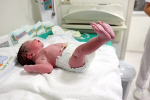 Picture of a newborn baby.