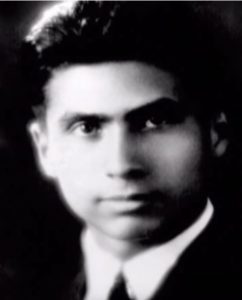A black and white head shot of Jose Limon