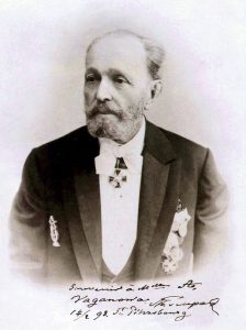 Black and white photograph of Marius Petip