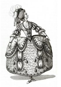 A printed image of Adelaïde Simonet as the Princess in the pantomime-ballet Ninette