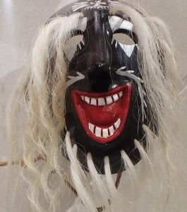 Yaqui Traditional dance mask in the Tumacácori Museum