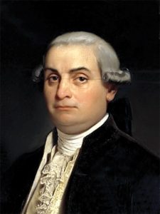 A portrait of Cesare Beccaria.