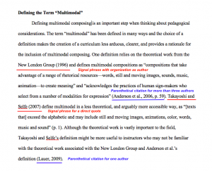 an example of APA style in text citations