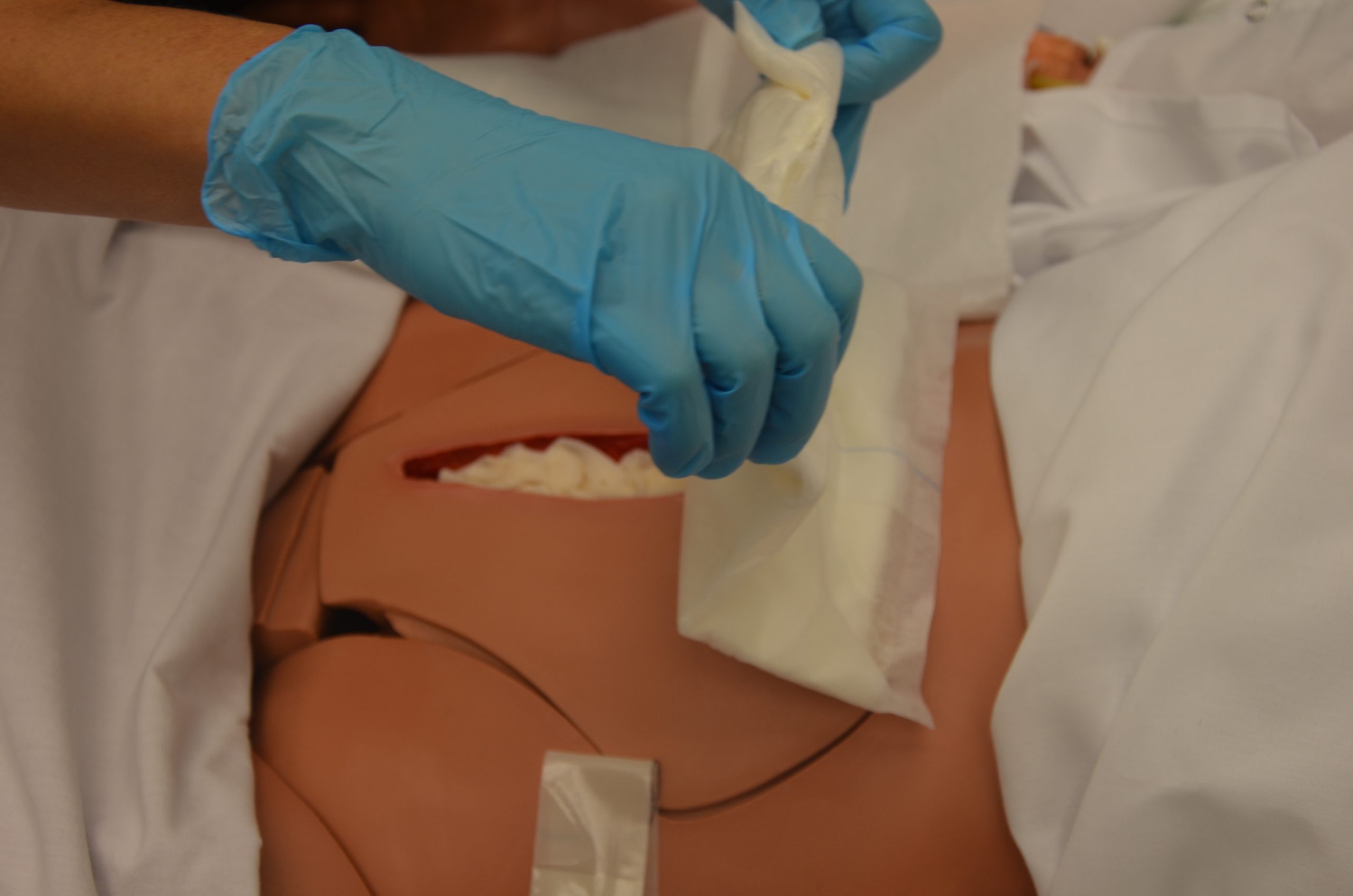 Remove outer dressing