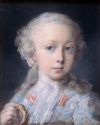 painting of blonde girl
