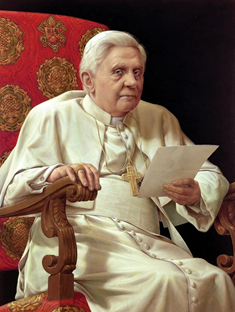 painting of a pope