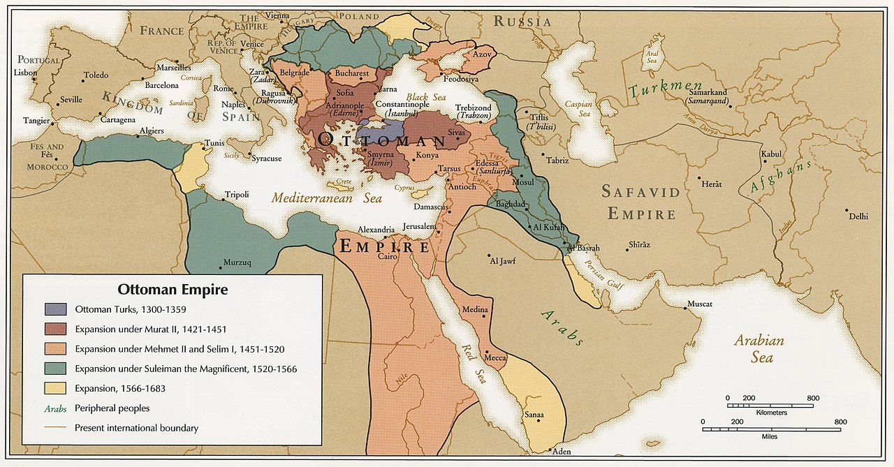 1511 AD Constantinople Map Tour (west to east)