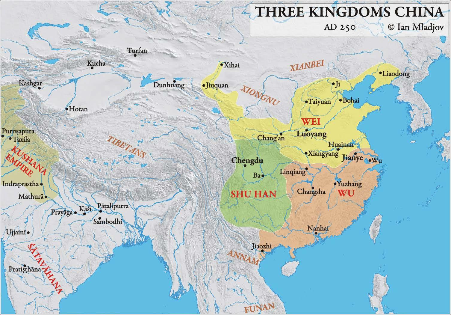 Map of the Three Kingdoms