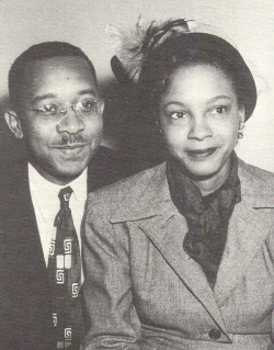Photo shows the sociologists Kenneth and Mamie Clark.