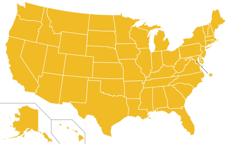 Map of the United States