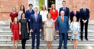 Spanish royal family photo