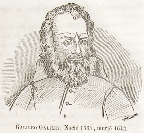 Drawing of Galileo Galilei