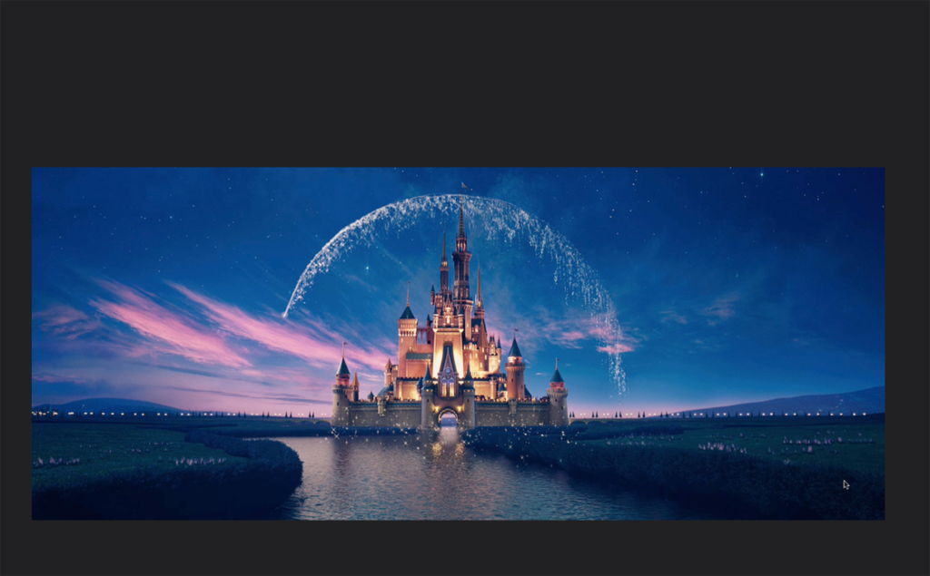 Image of Disney castle.