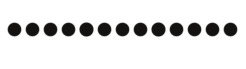 Row of dots close together