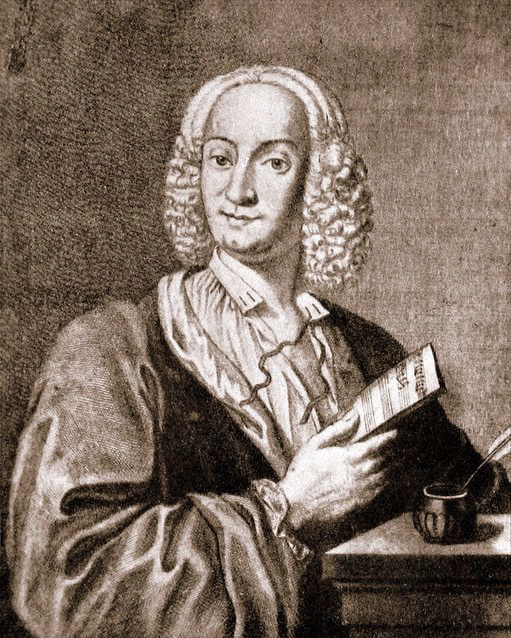 Engraved portrait of Antonio Vivaldi