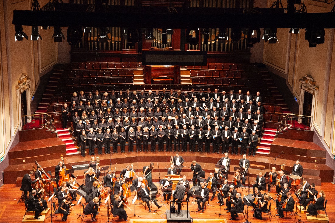 classical orchestra and choir