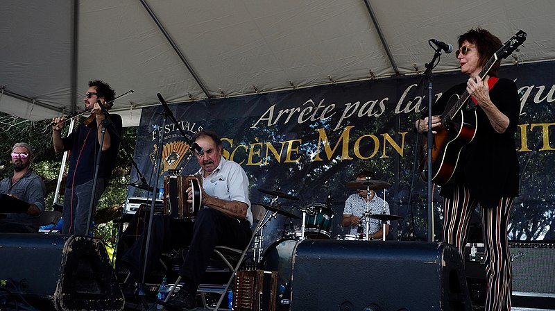 Savoy Family Band at Festivals Acadiens et Creoles in Lafayette, LA, 2018