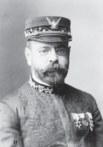 John Philip Sousa in a soldier's outfit
