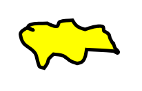 yellow shrunken oval