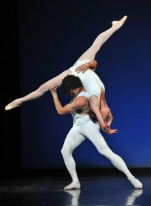 A photogrpah of George Balanchine's Apollobeing performed.