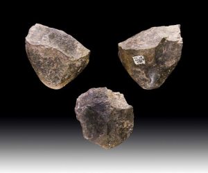 Three Paleolithic Chopper tools