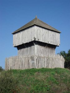A Wooden Castle of the Type that was Common in the Eleventh Century