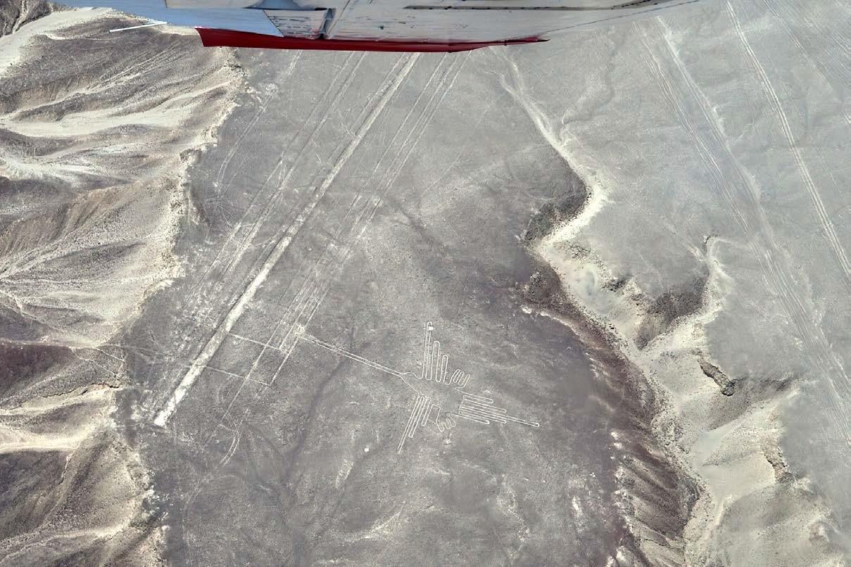 Aerial view of Nazca Lines