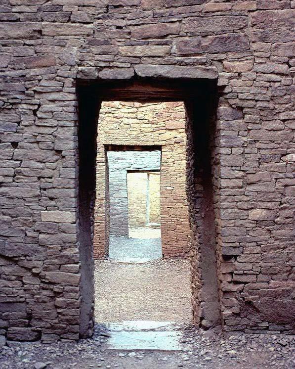 Chaco Canyon Pueblo Bonita Doorways