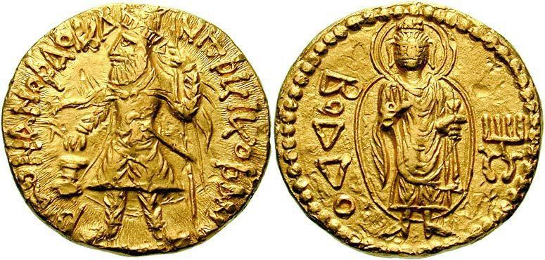 Two Gold coins dating to the reign of King Kanishka