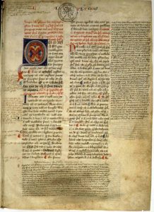 Latin Manuscript of Aristotle’s Physics