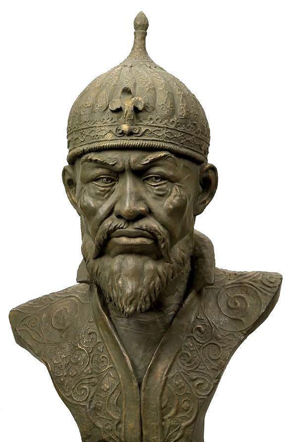 Timur Facial Reconstruction in stone