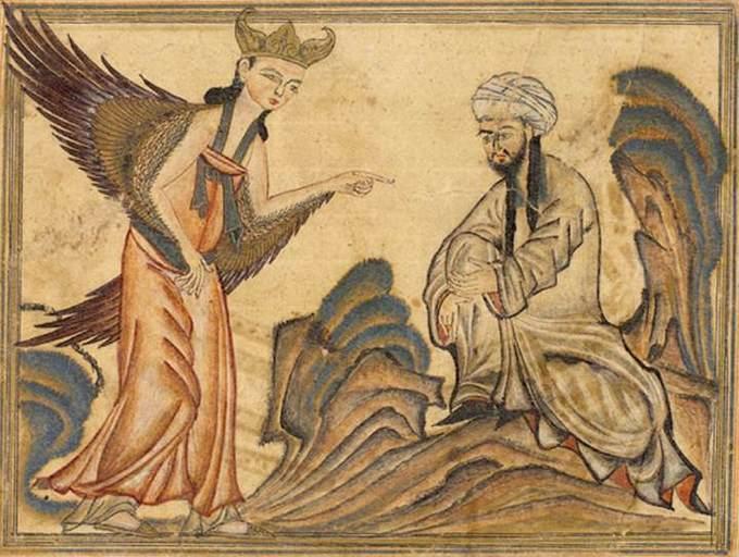 Miniature illustration on vellum from the book Jami’ al-Tawarikh by Rashid al-Din, published in Tabriz, Persia, 1307 CE.