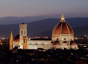 Florence Cathedral at night