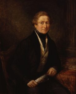 Oil painting of Peel