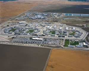 Aerial view of Pleasant Valley State Prison in Claifornia.