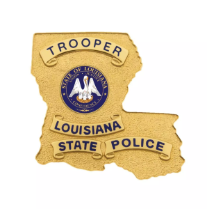 Trooper badge for Louisiana State Police