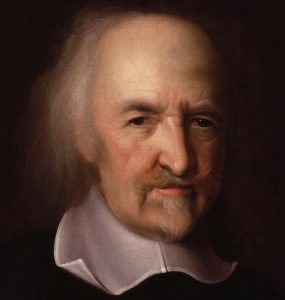 Oil painting of Thomas Hobbes