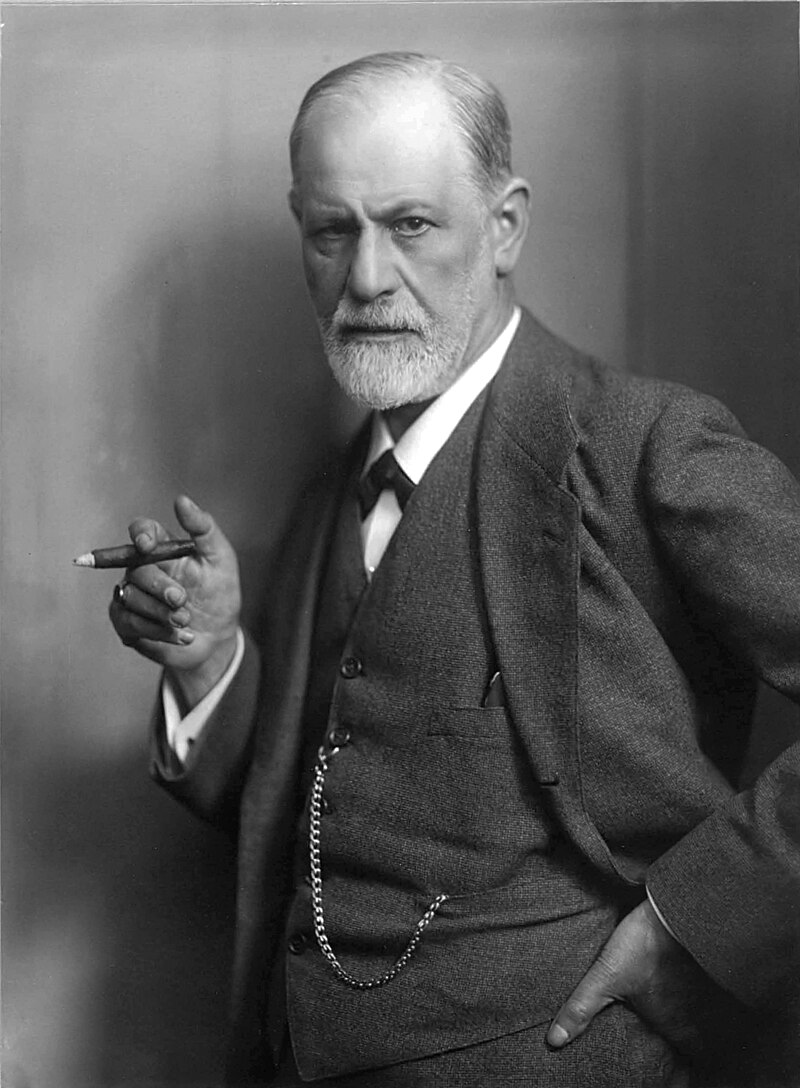A photo of Dr. Sigmund Freud from 1924.