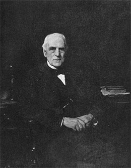 Portrait of Junius Spencer Morgan.